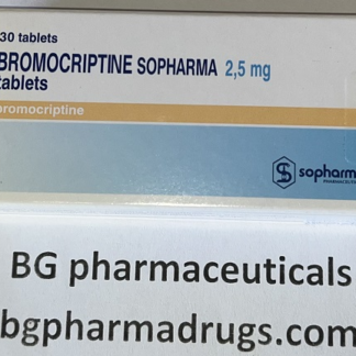 BROMOCRIPTINE 2.5 mg * 30 Sopharma