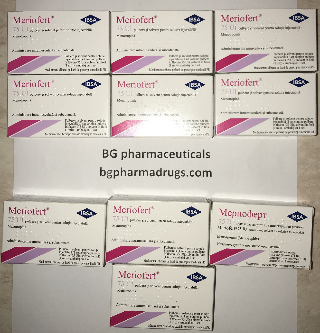 (hMG) MERIOFERT vial 75 or 150 IU * 1
