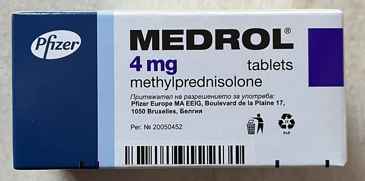 MEDROL (Methylprednisolone) 4 mg * 100 PFIZER